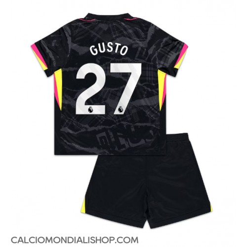 Maglie da calcio Chelsea Malo Gusto #27 Terza Maglia Bambino 2024-25 Manica Corta (+ Pantaloni corti)